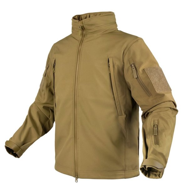 Condor Outdoor Products SUMMIT SOFTSHELL JACKET, COYOTE BROWN, XXL 602-498-XXL